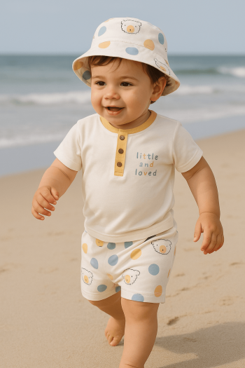 Boys' Baby Hat and Shorts Set