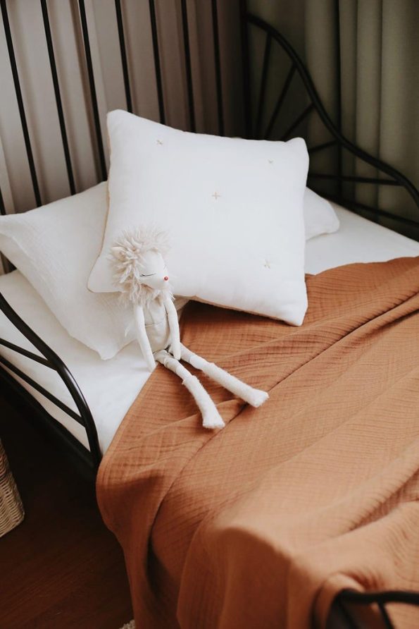 Chocolate 4-Layer Muslin Blanket