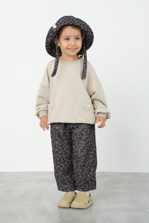 Floral Trousers Blue