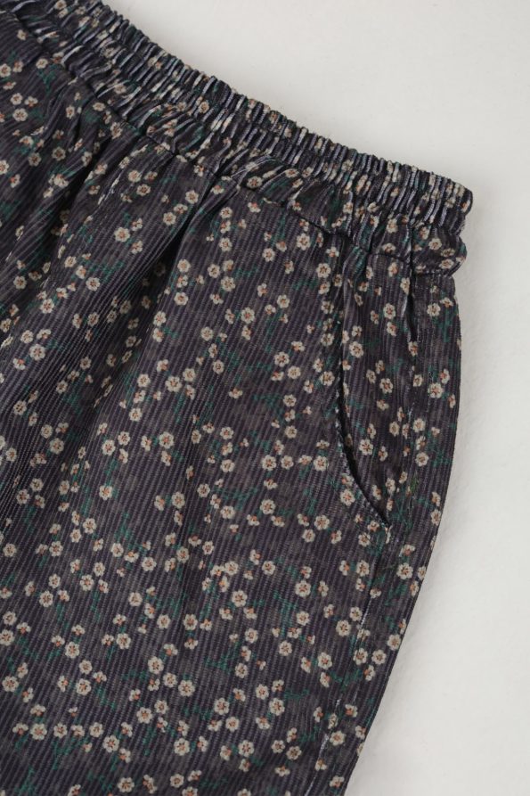 Floral Trousers Blue