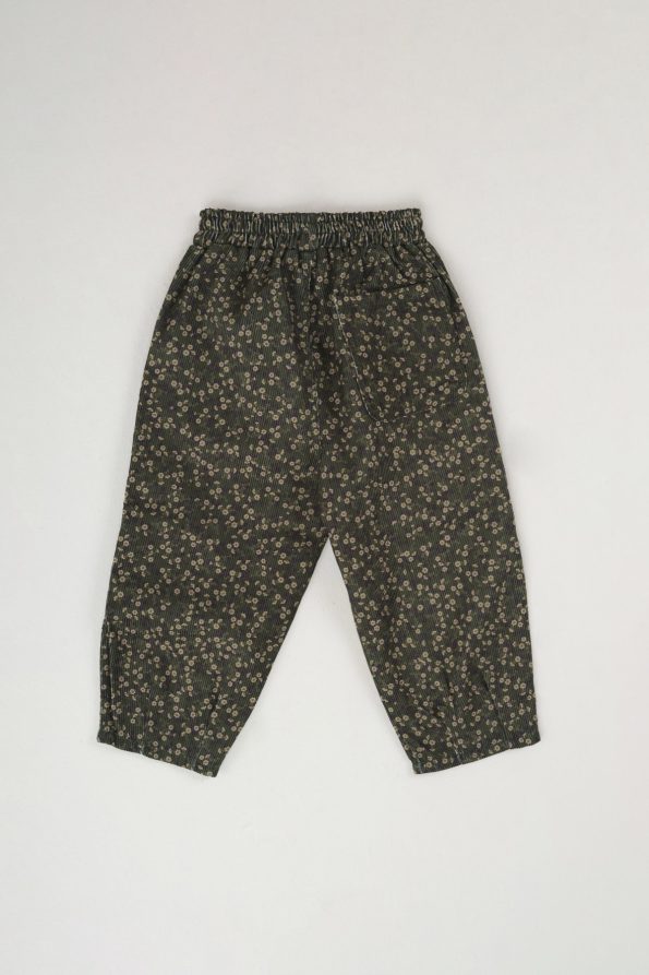 Floral Green Pants