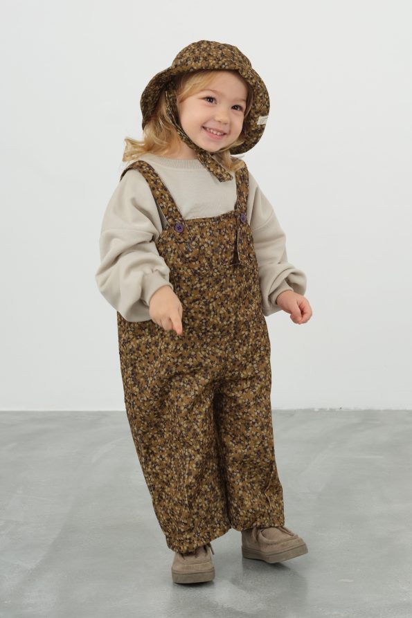 Floral Jumpsuit Brown