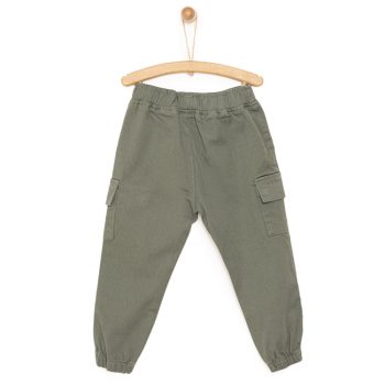 Boys' Baby Pants City Boy Cuffed Hem Khaki