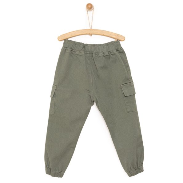 Boys' Baby Pants City Boy Cuffed Hem Khaki