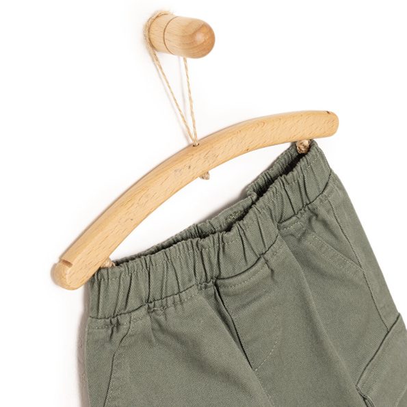 Boys' Baby Pants City Boy Cuffed Hem Khaki