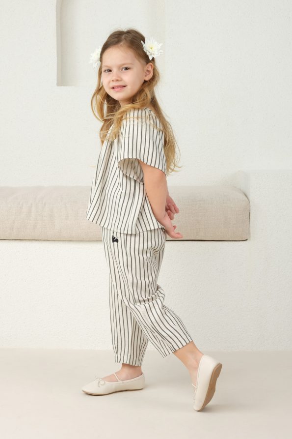 Striped Black Pants