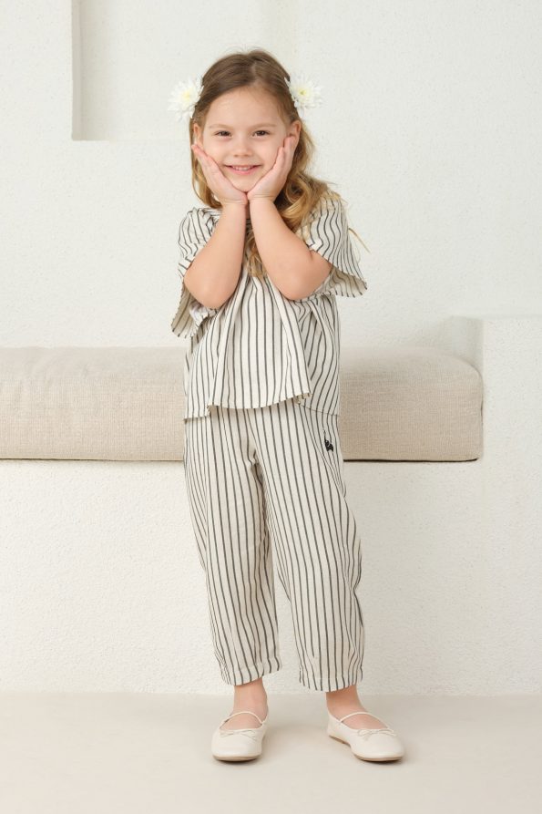 Striped Black Pants