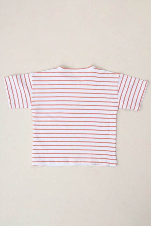 Striped Salmon T-Shirt