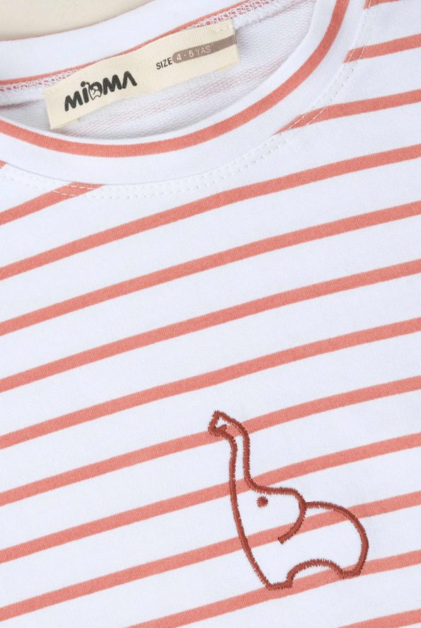 Striped Salmon T-Shirt