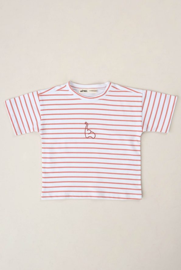 Striped Salmon T-Shirt
