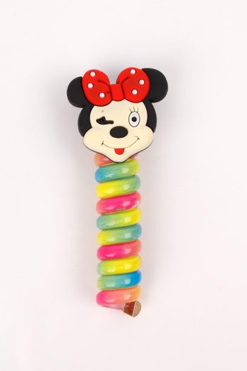 Multicolored Minnie Mouse Hair Clips for Girls