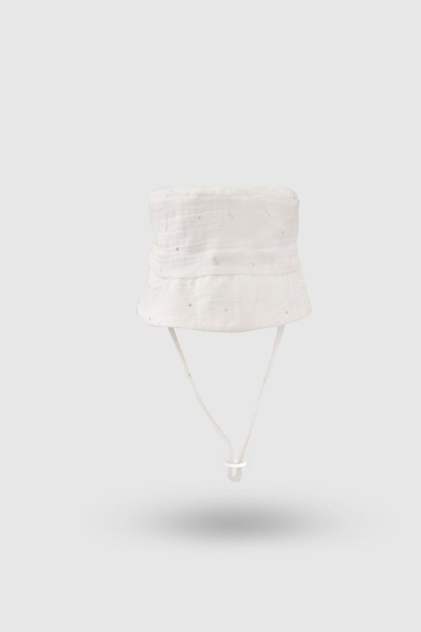 Organic Cotton Muslin Fisherman Baby Hat