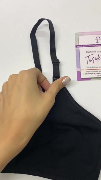 Black Wireless Nursing Bra for Maternity