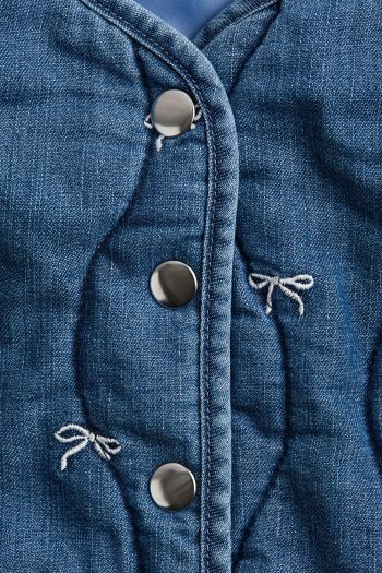 Quilted Denim Jacket