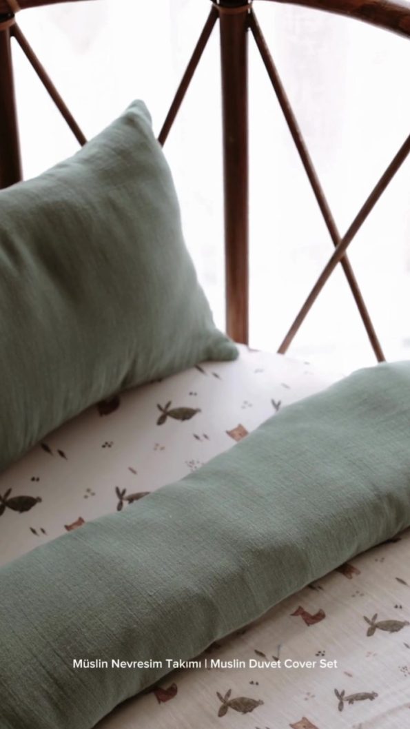TBA COLLECTION Muslin Crib Bedding Set | Woodland