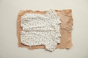 Button-Up Patterned Jumpsuit