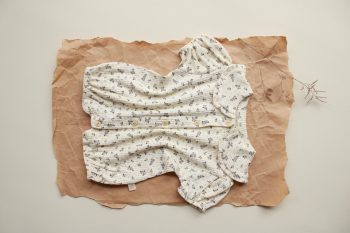 Button-Up Patterned Jumpsuit
