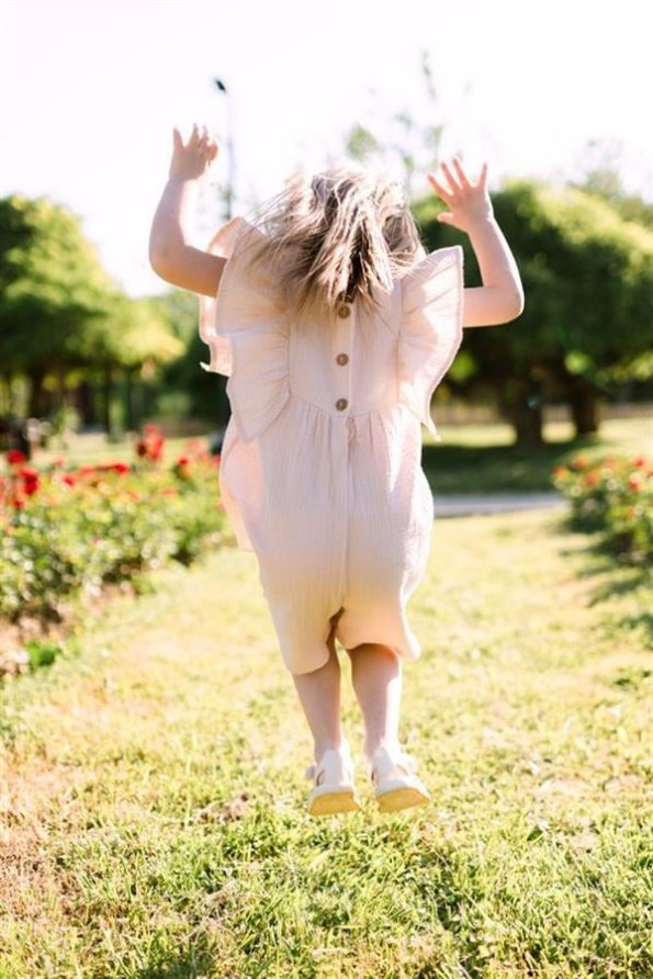 Lace Detailed Muslin Jumpsuit