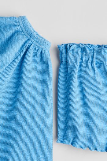 2-Piece Ribbed Jersey Set