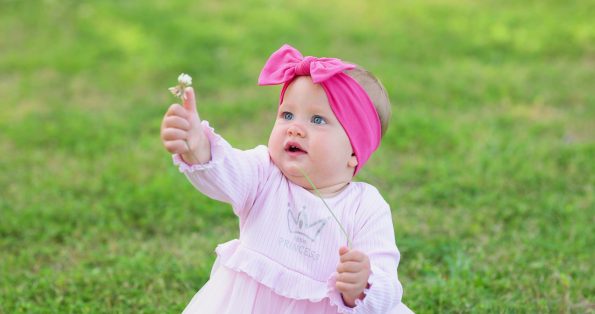 Babygiz Handmade Soft Bow Tied Natural Cotton Jersey Baby Girl Bandana Best Of Series