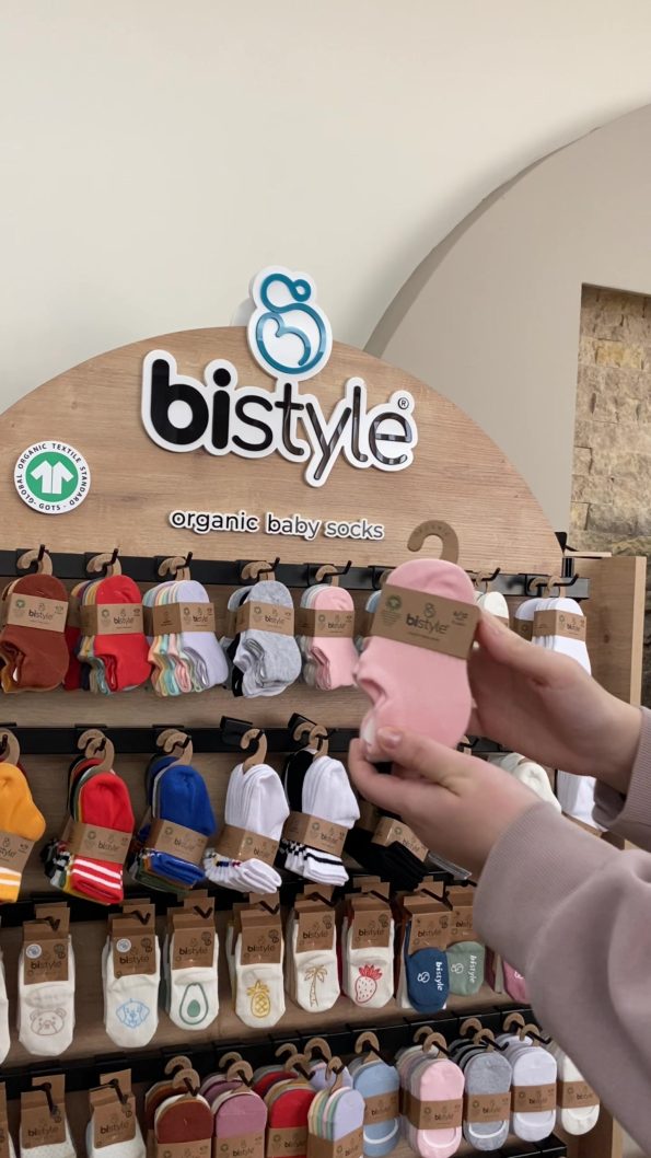 Bistyle Organic 6-Pack Kids Sneakers Socks
