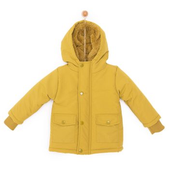 Boys' Basic Hooded Jacket with Dinosaur Print