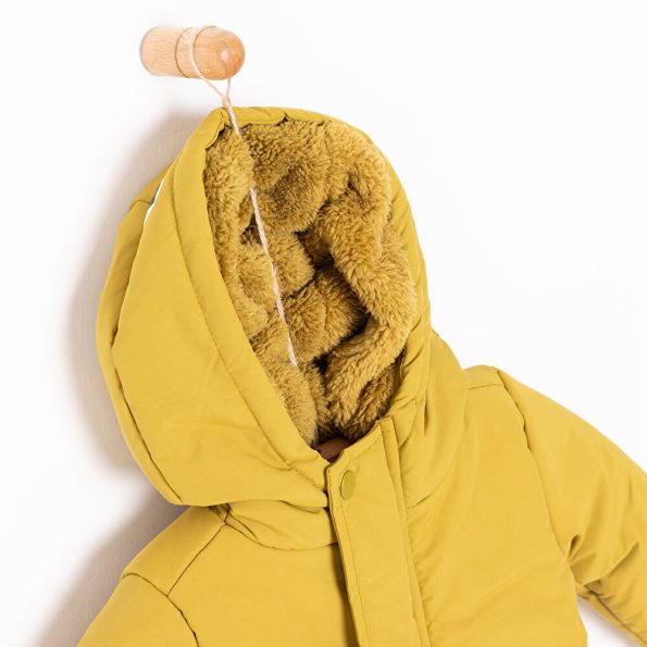 Boys' Basic Hooded Jacket with Dinosaur Print