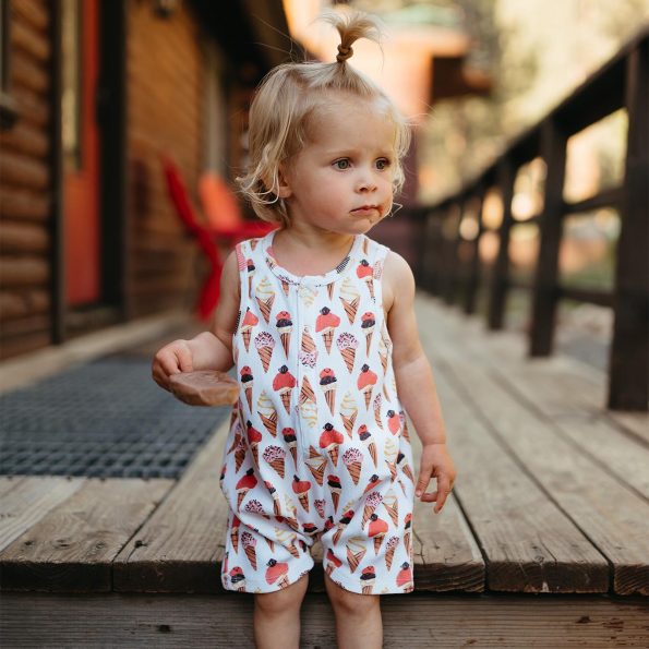 Ice Cream Love Sleeveless Bodysuit