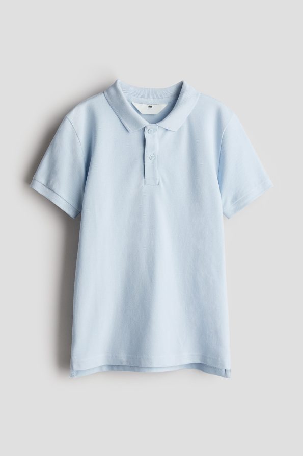 Cotton Pique Polo T-Shirt