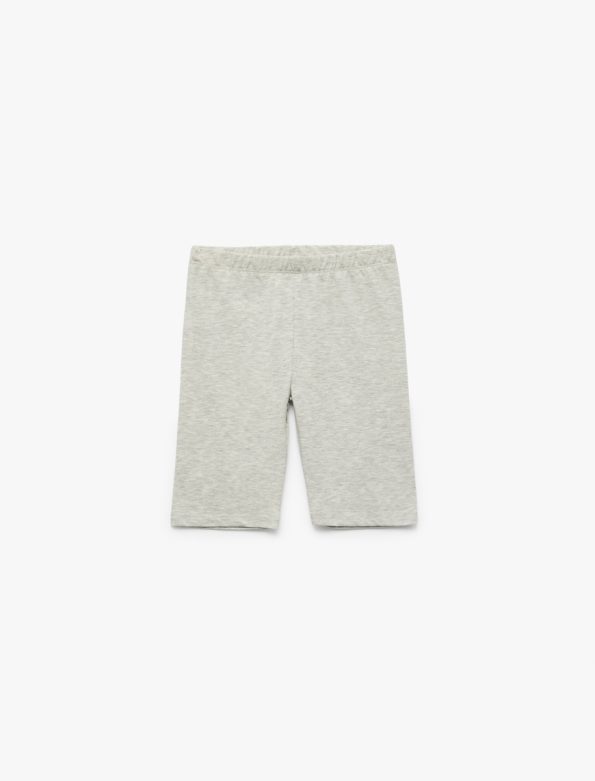 Girls' Cotton Blend Elastic Waist Capri Legging Set