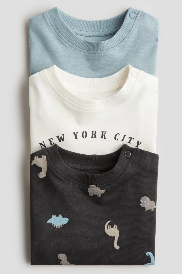 3-Pack Cotton T-Shirts