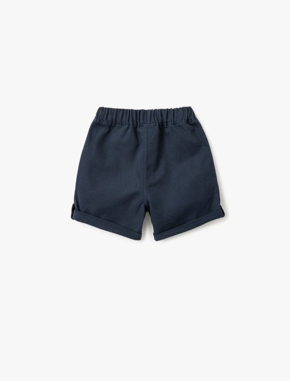 Boys' Cotton Basic Shorts with Pocket Detail