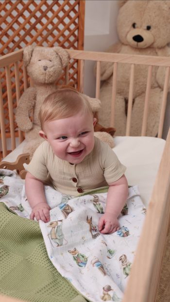 MILNA BABY&KIDS Muslin Baby Blanket Double-Sided 100x100cm