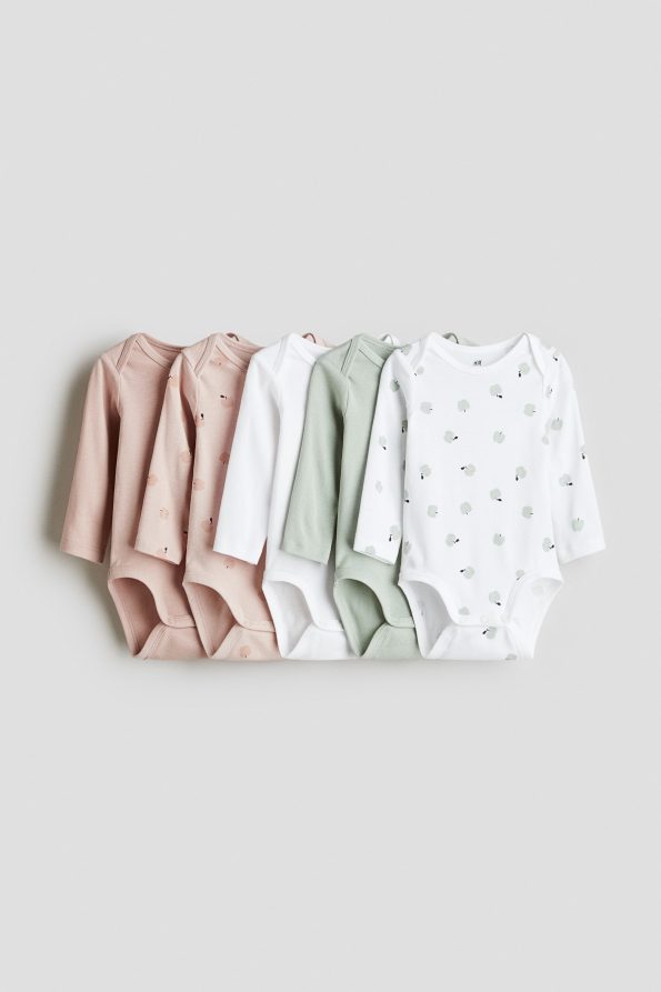 5-Pack Long Sleeve Bodysuits