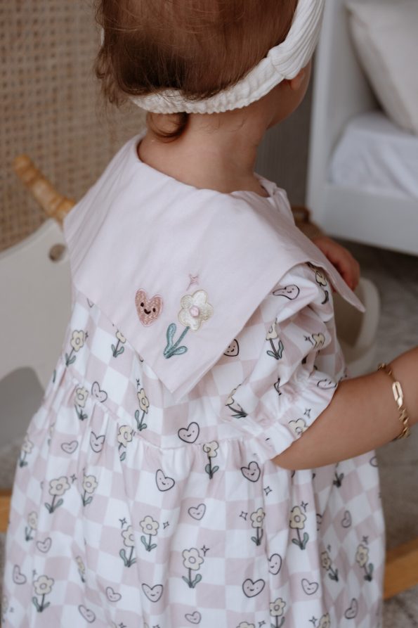 Girls' Baby Dress - Checkered