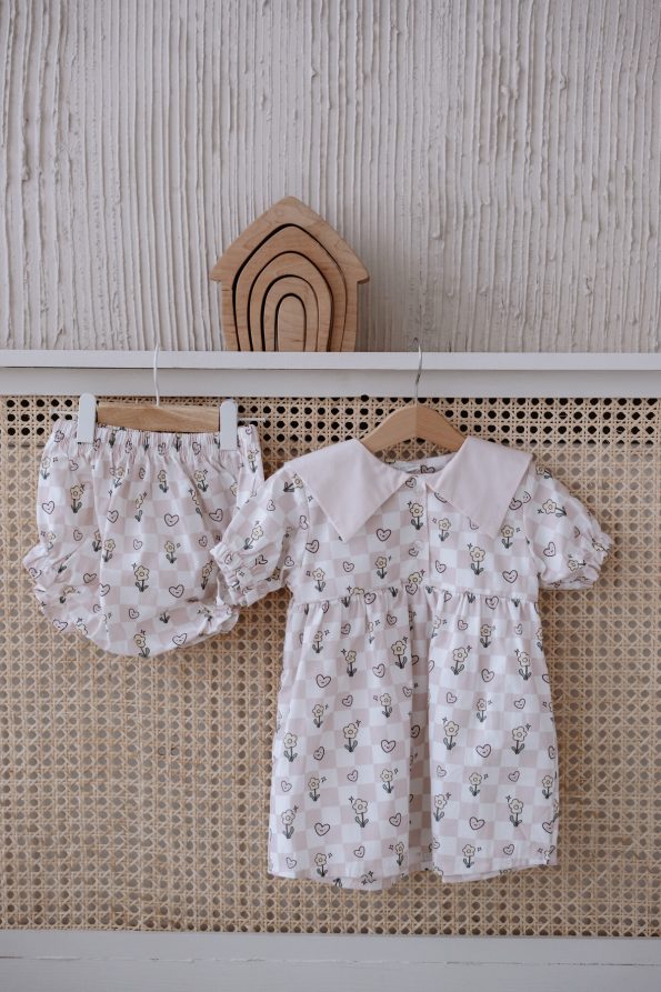 Girls' Baby Dress - Checkered