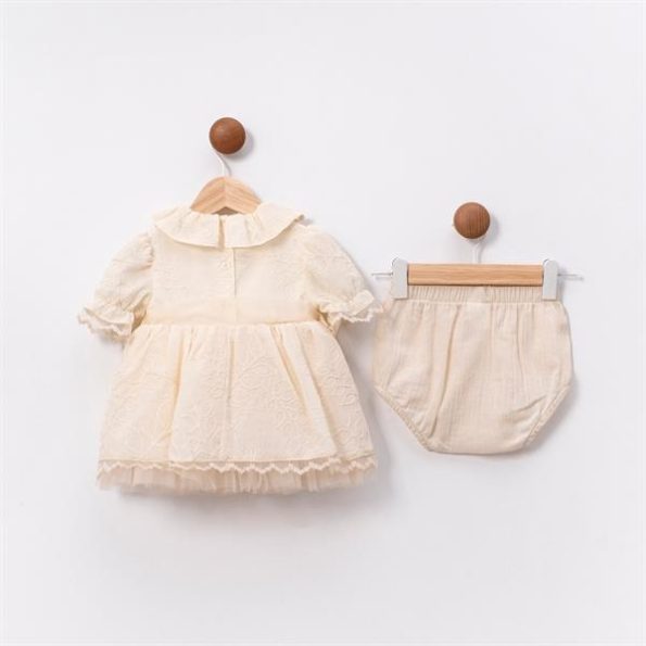 Elena Cream Baby Girl Outfit