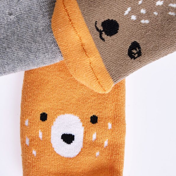 Boys' 3-Pack Orange Terry Socks