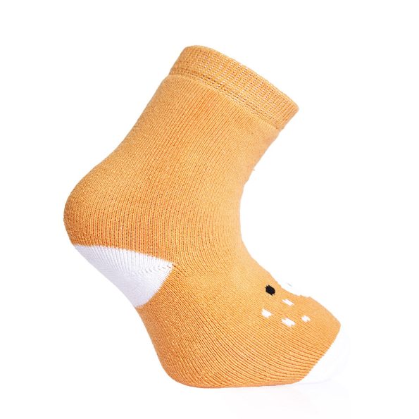 Boys' 3-Pack Orange Terry Socks