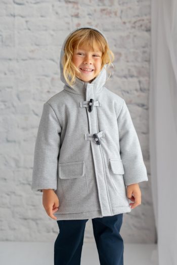 Boys' Hooded Pocketed Jacket