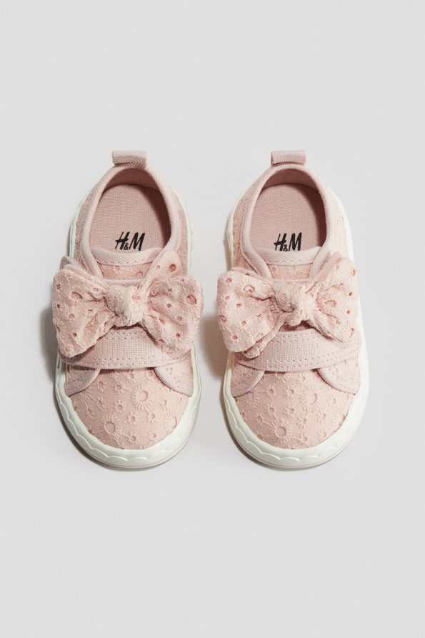 Embroidered Canvas Sneakers