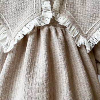 Beige Wooly Dress