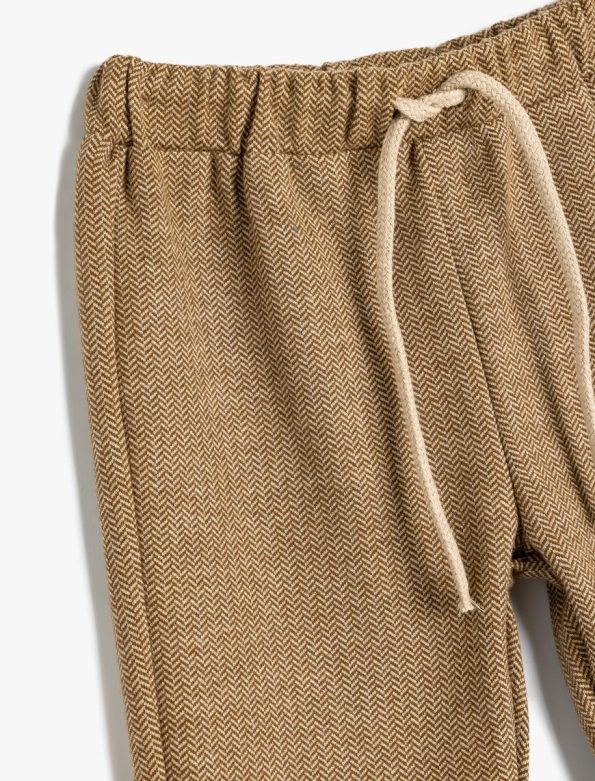 Boys' Basic Sweatpants with Adjustable Drawstring