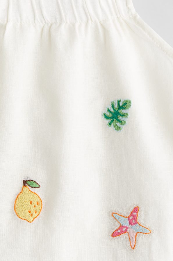 Linen Blend Dress