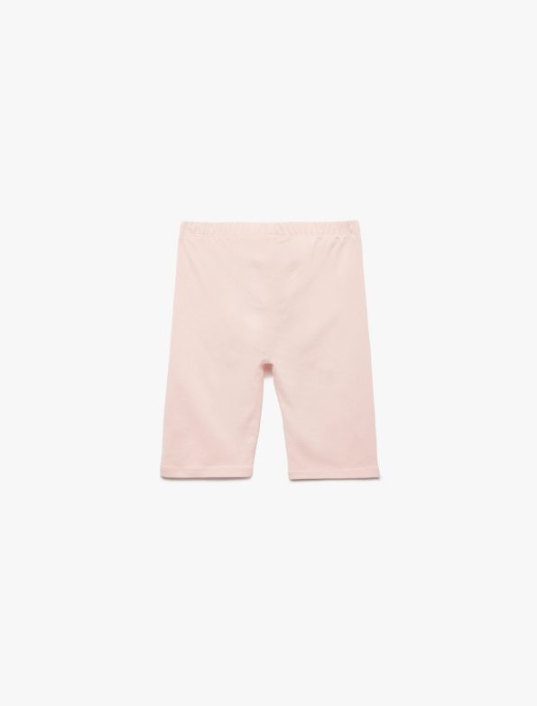Girls' Cotton Elastic Waistband 3-Pack Basic Shorts Set
