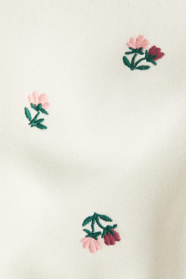 Patterned Detail Sweatshirt