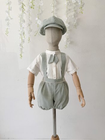 LOU Mint Short Dungaree-Shirt