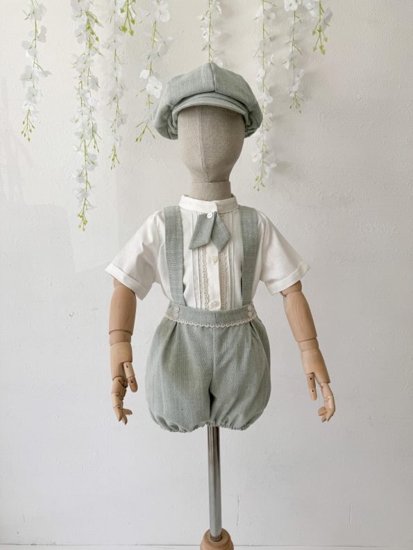 LOU Mint Short Dungaree-Shirt