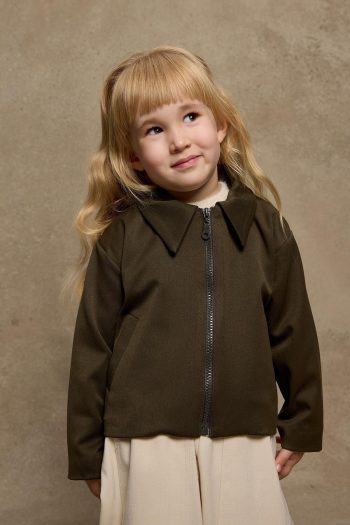 Zippered Jacket Khaki