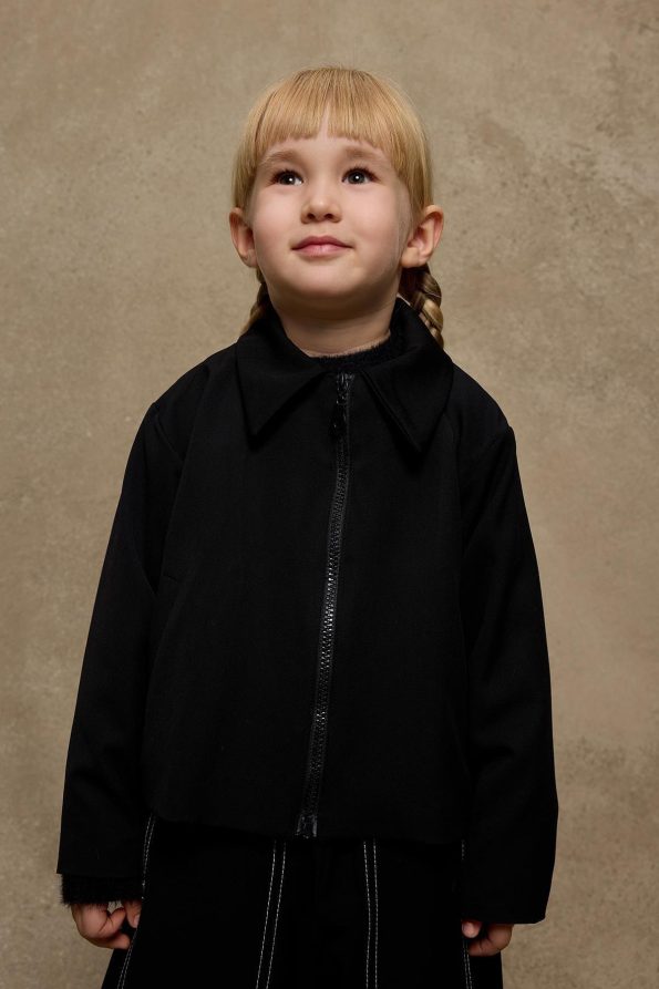 Zip-Up Jacket Black